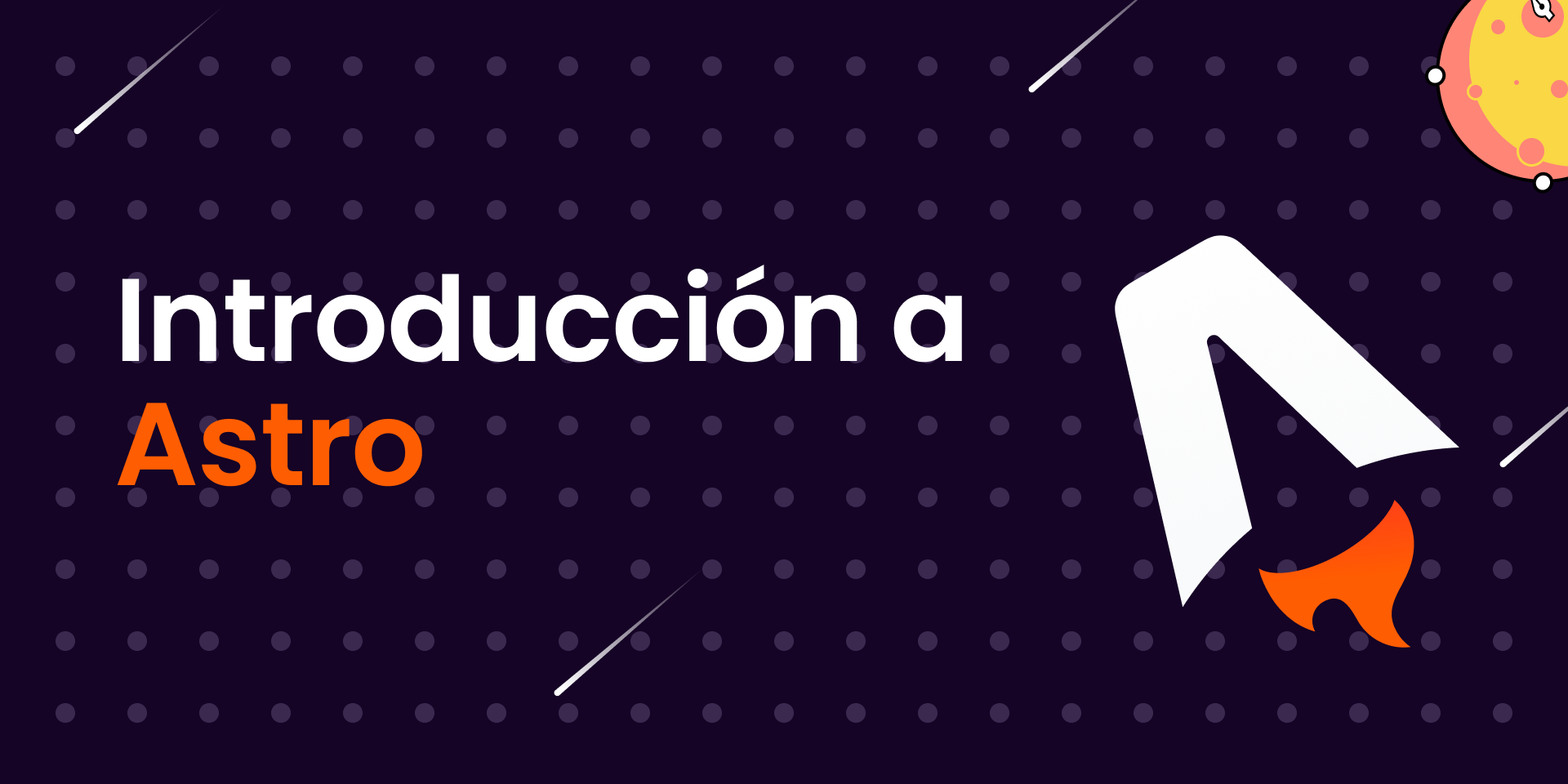 Cartel del artículo introducción a Astro, nuevo generador de sitios estáticos